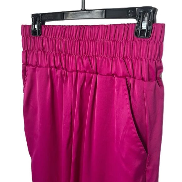 Sincerely Jules Fuchsia Crop Top with Wide Leg Pants - Picture 5 of 7